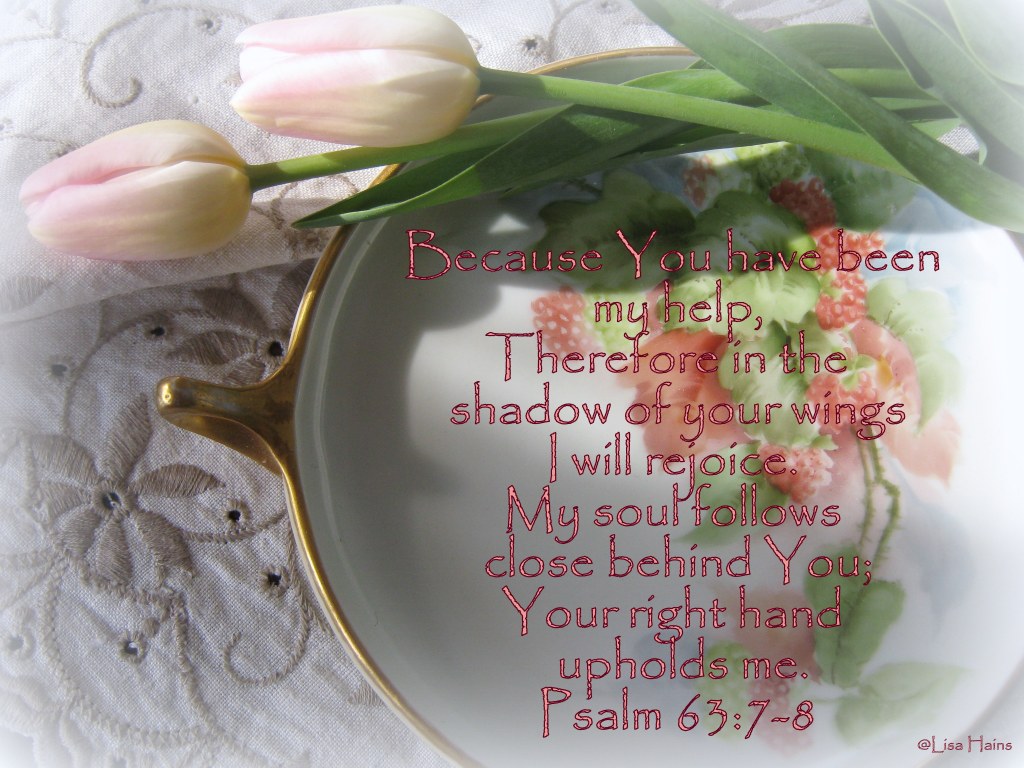 edited plate and tulips Psalm 63 7-8